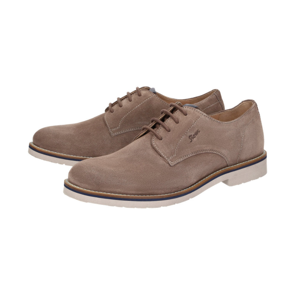 Encanio-715 12122 Taupe Lace-Up Shoes