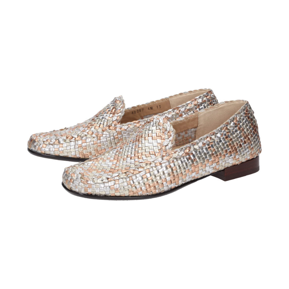 Cordera 40087 Silver/Gold Moccasin