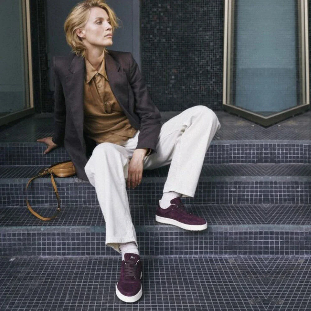 Shop Womens - Image of a woman wearing Carmona-700 moccasins