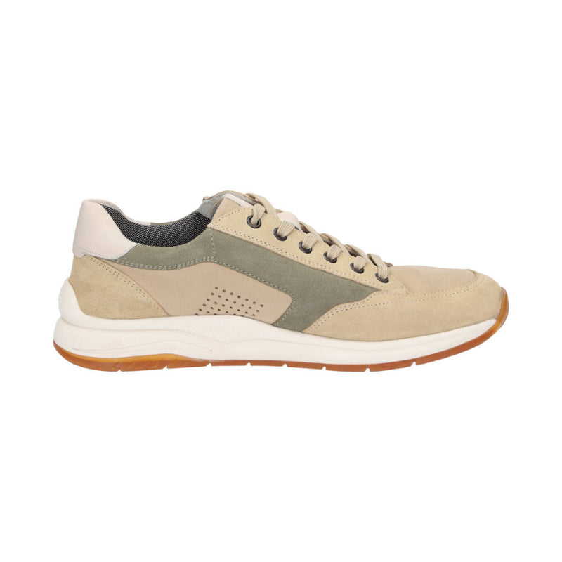 Turibio-702-J 10479 Beige Multi Lace-Up Trainers