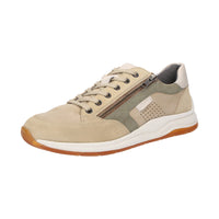 Turibio-702-J 10479 Beige Multi Lace-Up Trainers