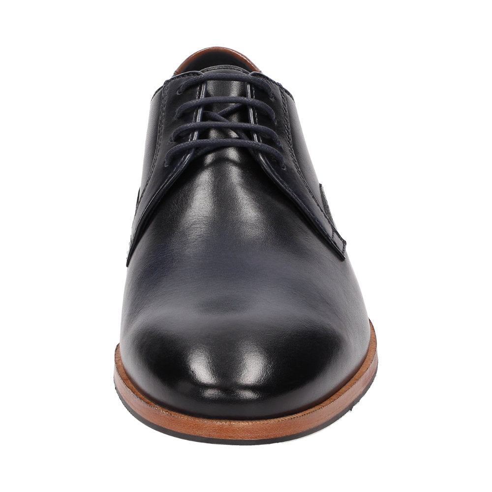 Geriondo-704 Navy Lace-Up Shoes