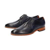 Geriondo-704 Navy Lace-Up Shoes
