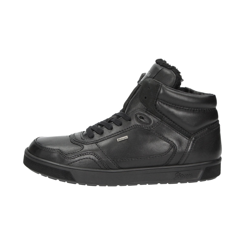 Tedroso-707-Tex-Wf Black High Top Trainers