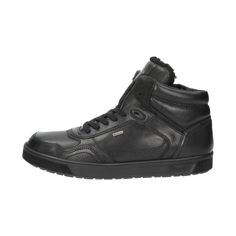 Tedroso-707-Tex-Wf Black High Top Trainers