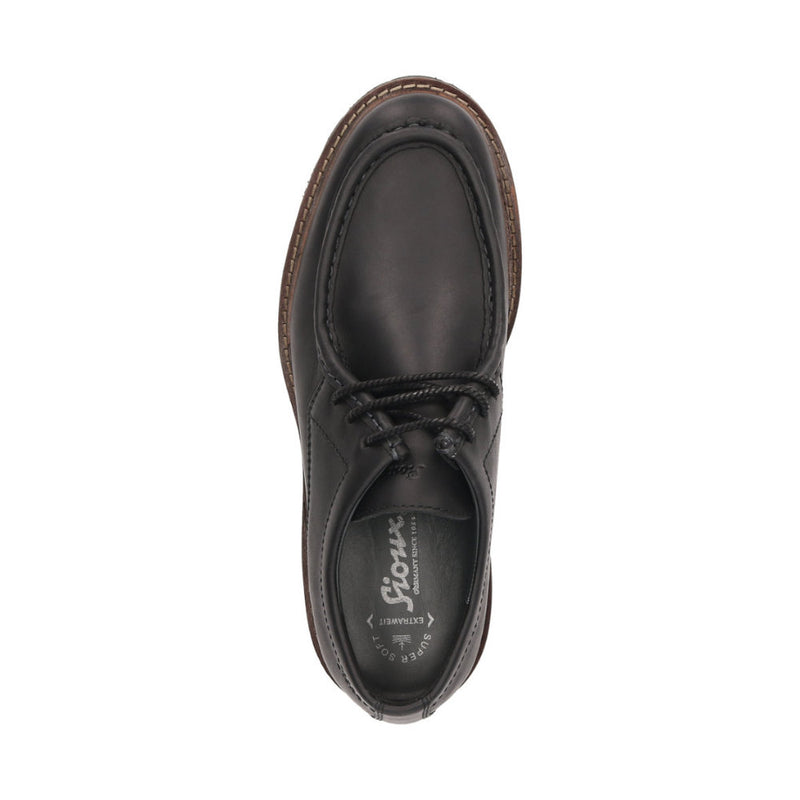 Adalrik-714-H Black Lace-Up Shoes