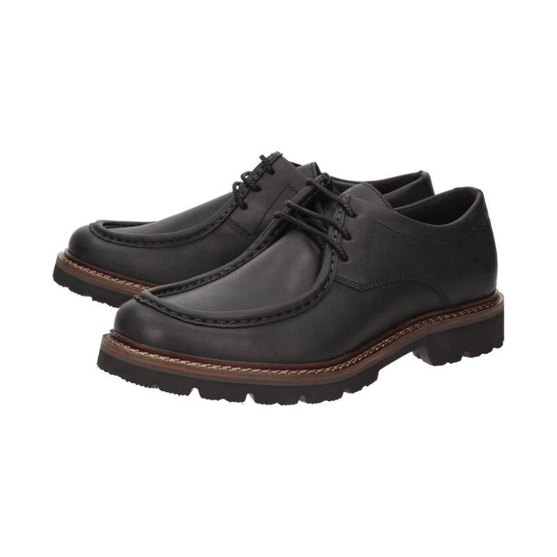 Adalrik-714-H Black Lace-Up Shoes