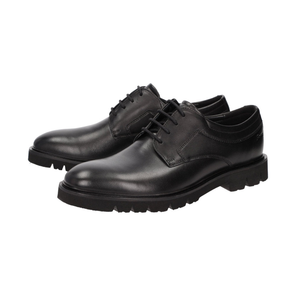 Rogtanos-700 Black Lace-Up Shoes