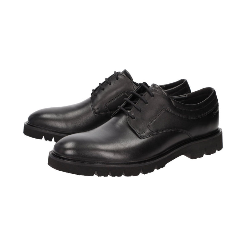 Rogtanos-700 Black Lace-Up Shoes