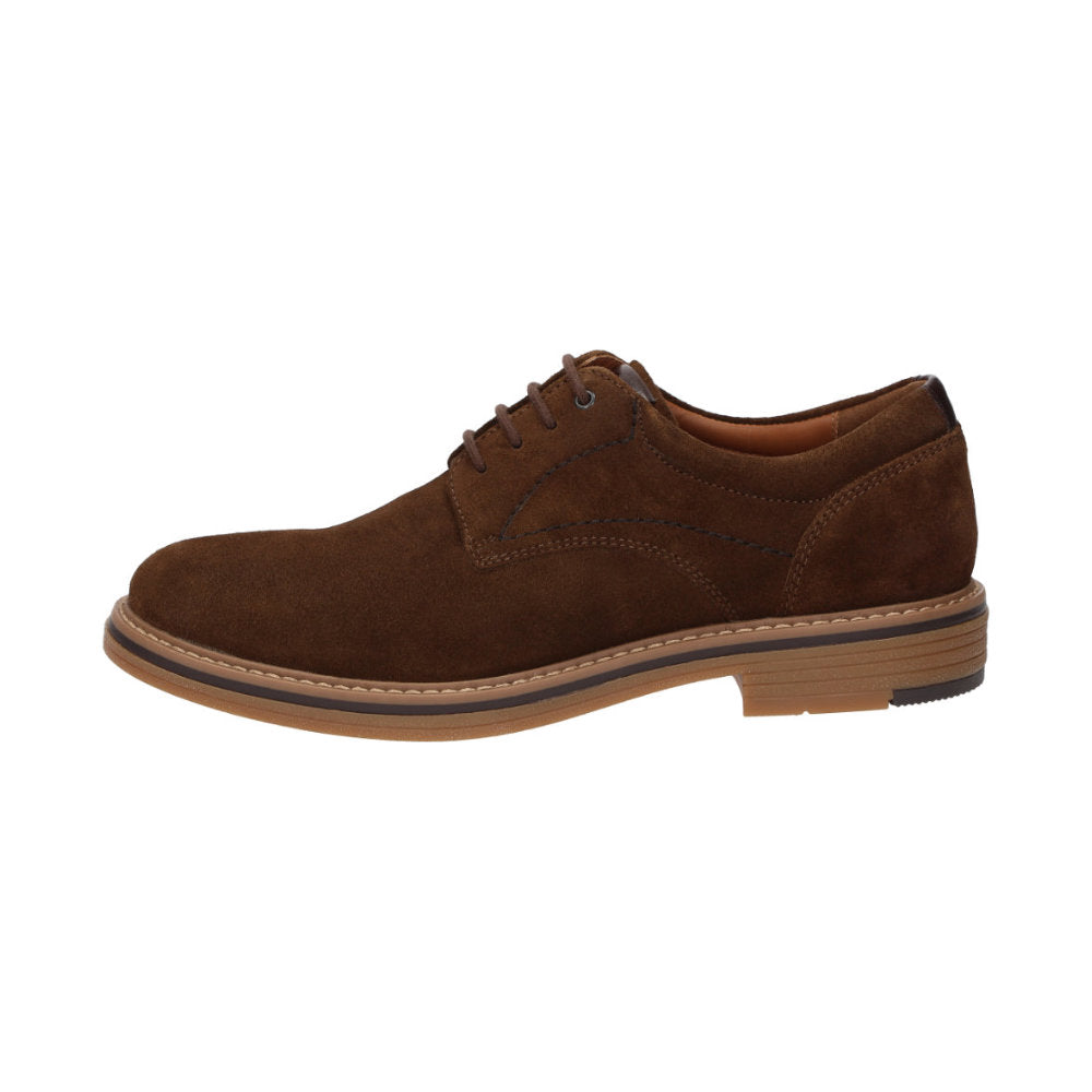 Encanio-712 Brown Lace-Up Shoes