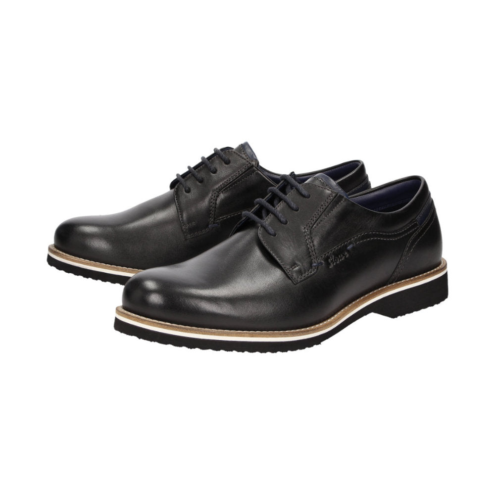 Dilip-716-H 12070 Black Lace-Up Shoes