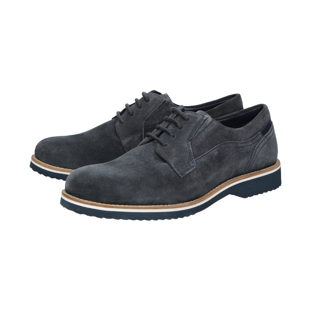 Dilip-716-H Navy Lace-Up Shoes 12076
