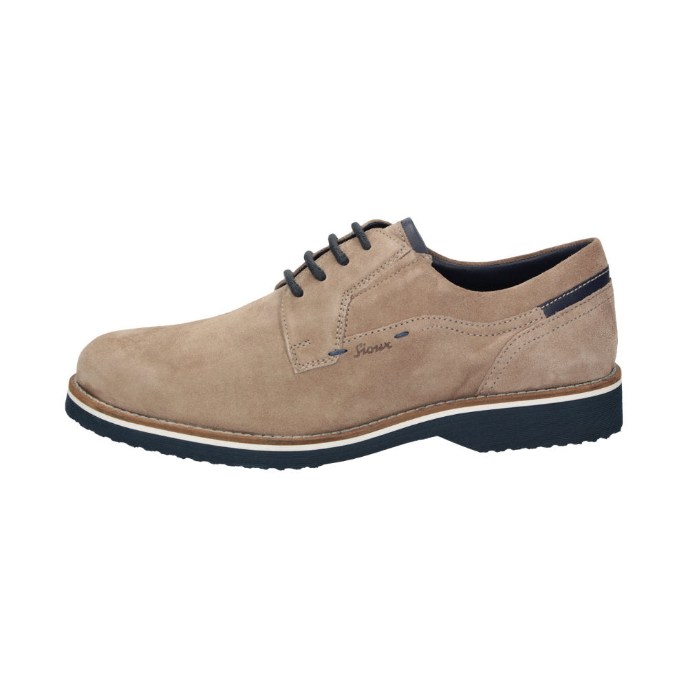 Dilip-716-H Beige Lace-Up Shoes