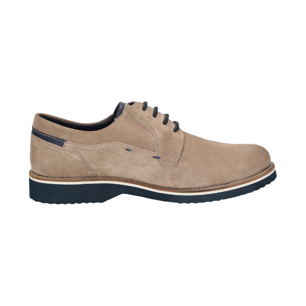 Dilip-716-H Beige Lace-Up Shoes