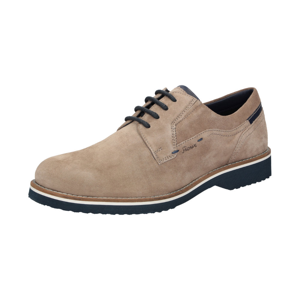 Dilip-716-H Beige Lace-Up Shoes
