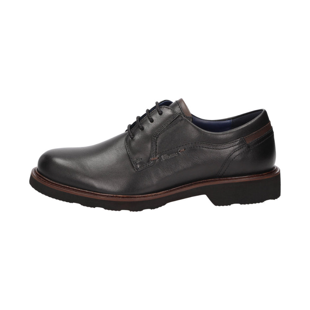 Dilip-716-H Black Lace-Up Shoes