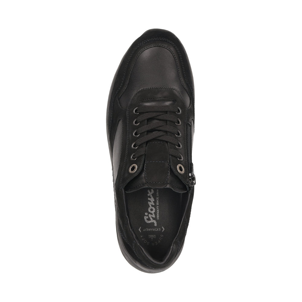 Turibio-713-J Black Trainers
