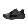 Tasulio-702-J Black Lace-Up Trainers