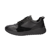 Tasulio-702-J Black Lace-Up Trainers