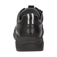 Tasulio-702-J Black Lace-Up Trainers