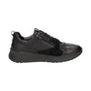 Tasulio-702-J Black Lace-Up Trainers