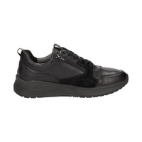 Tasulio-702-J Black Lace-Up Trainers