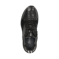 Tasulio-702-J Black Lace-Up Trainers