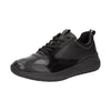 Tasulio-702-J Black Lace-Up Trainers