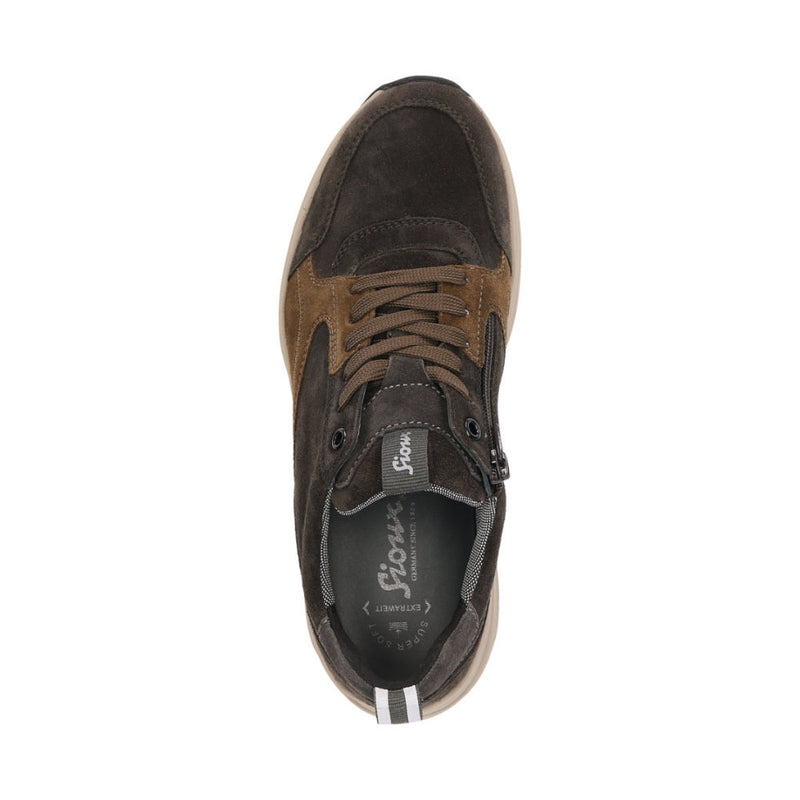Tasulio-702-J Brown Lace-Up Trainers