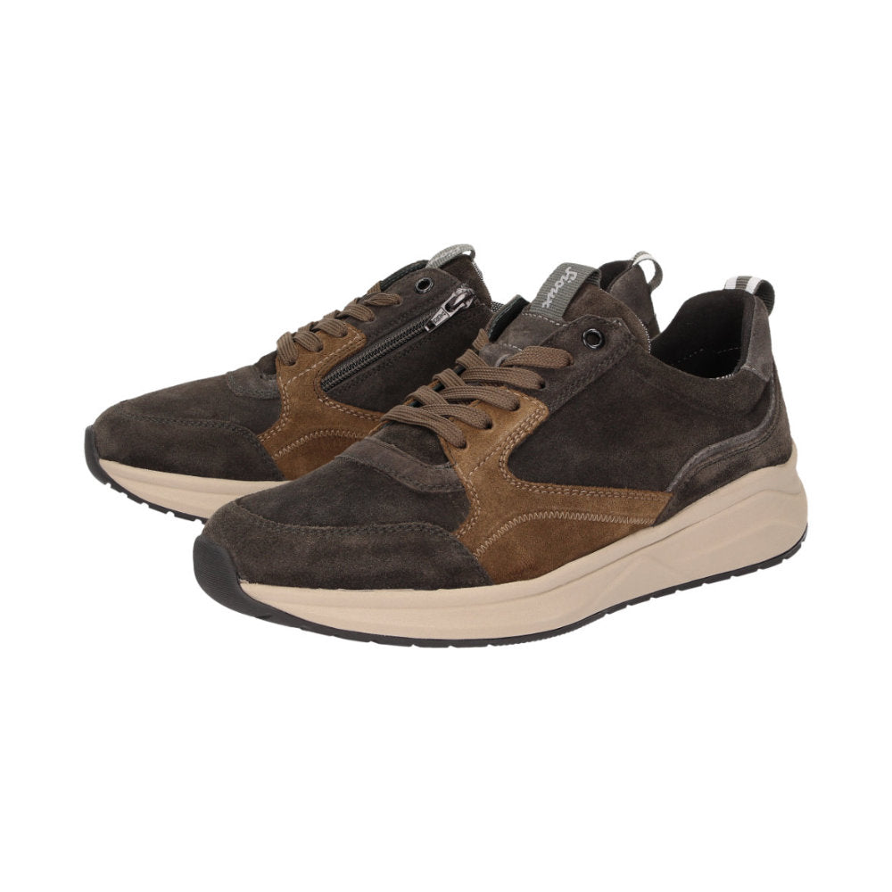 Tasulio-702-J Brown Lace-Up Trainers