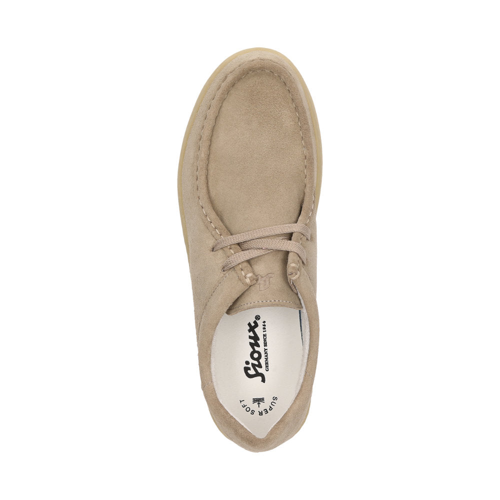 Tedrino-701 Beige Lace-Up Shoes