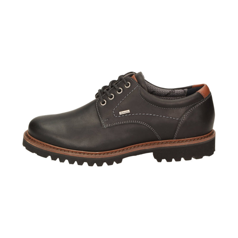Adalrik-703-Tex-H Black Lace-Up Shoes