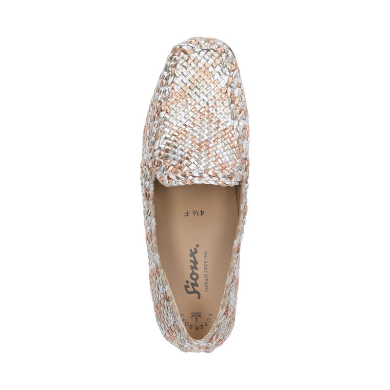 Cordera 40087 Silver/Gold Moccasin