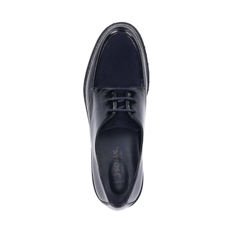 Meredith-749-H Navy Lace-Up Shoes