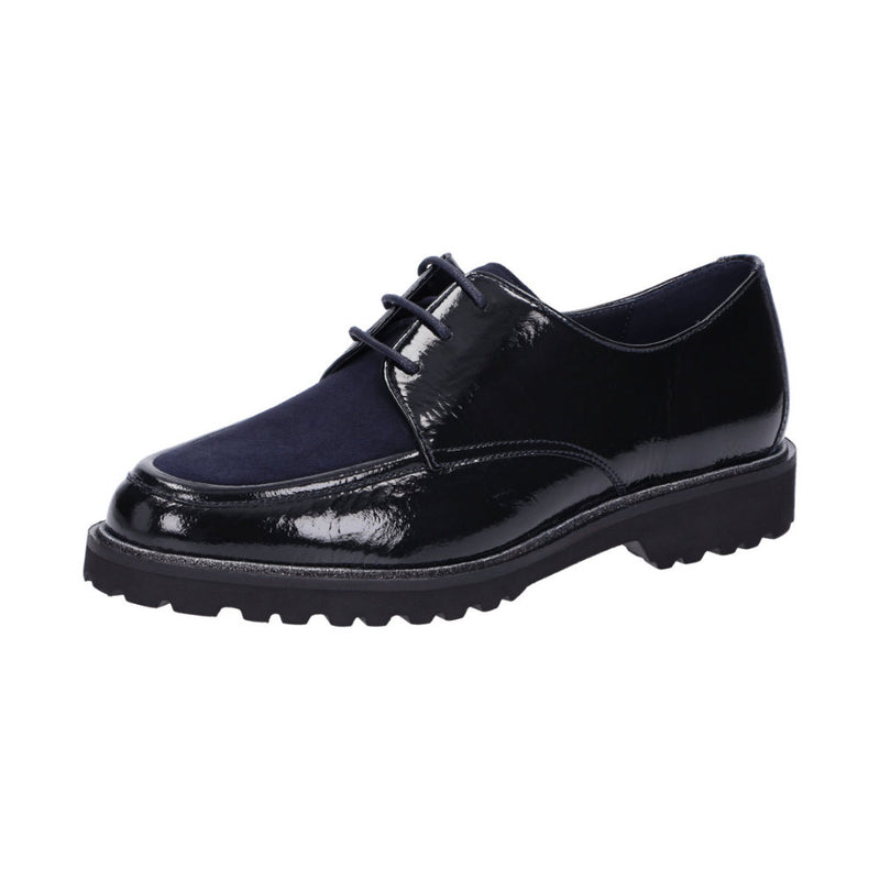 Meredith-749-H Navy Lace-Up Shoes