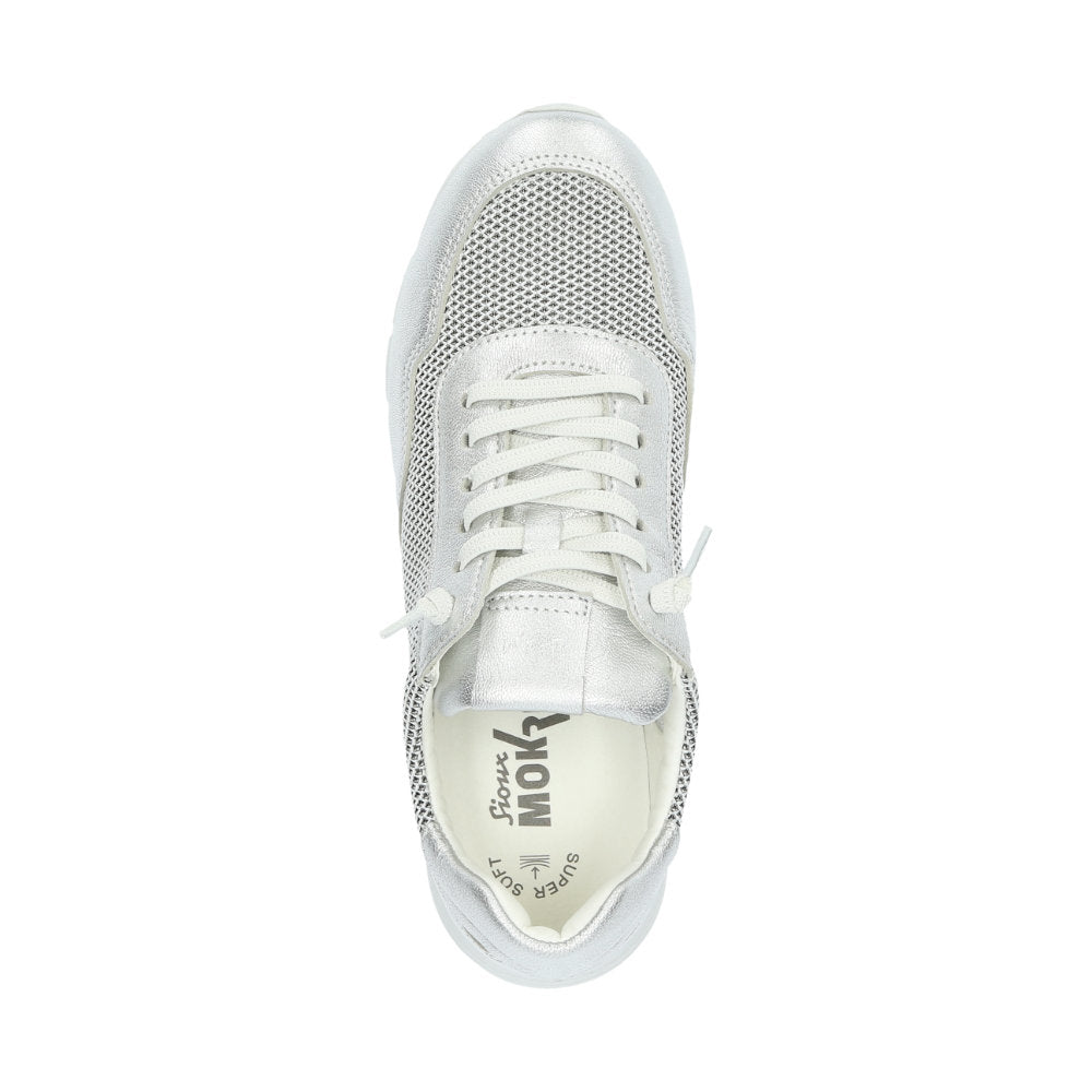 Mokrunner-D-017 Silver Trainers