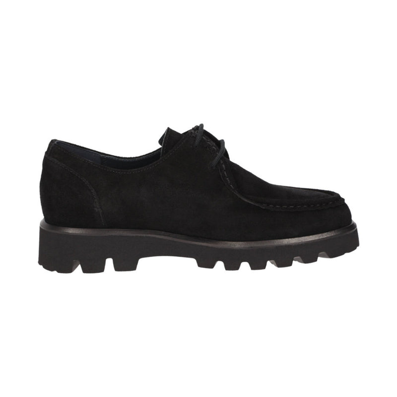 Meredira-752-H Black Lace-Up Shoes
