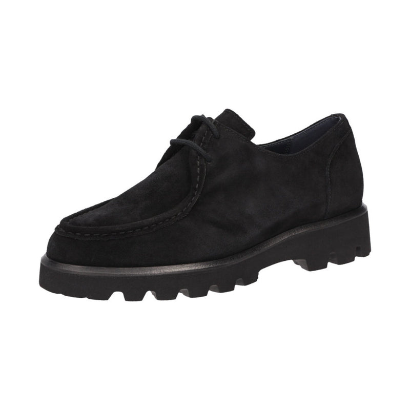 Meredira-752-H Black Lace-Up Shoes