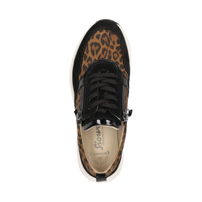 Sunivla-702-J Black Lace-Up Shoes