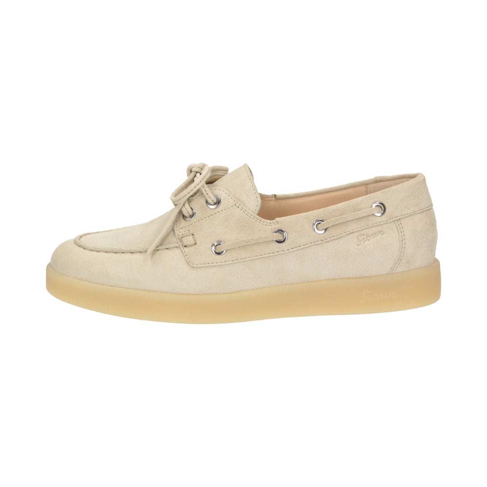 Melosana-700 Cream Lace-Up Shoes