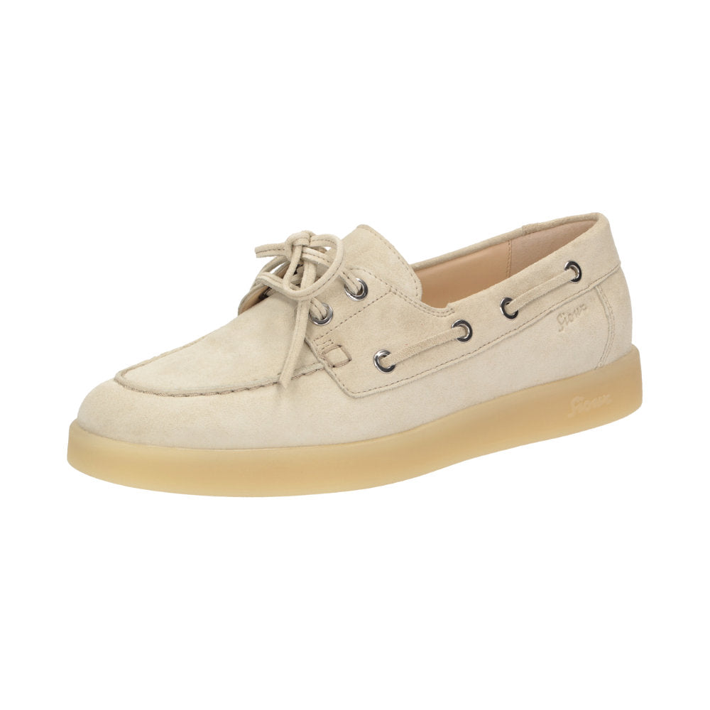 Melosana-700 Cream Lace-Up Shoes