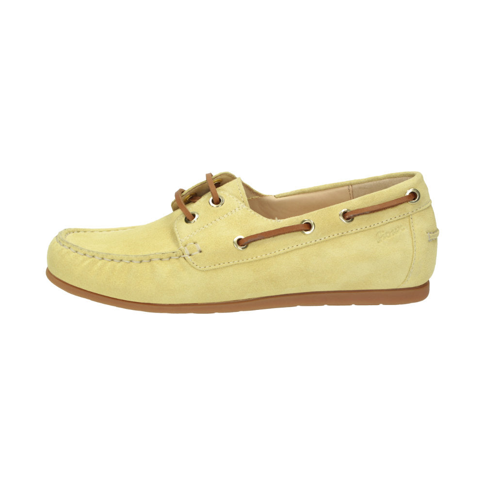 Simadesa-701 Yellow Lace-Up Shoes