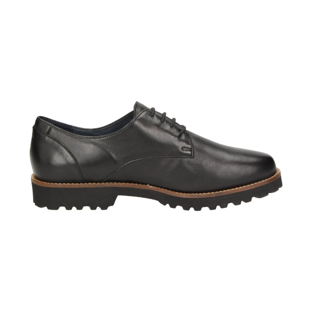 Meredith-700-H Black Lace-Up Shoes