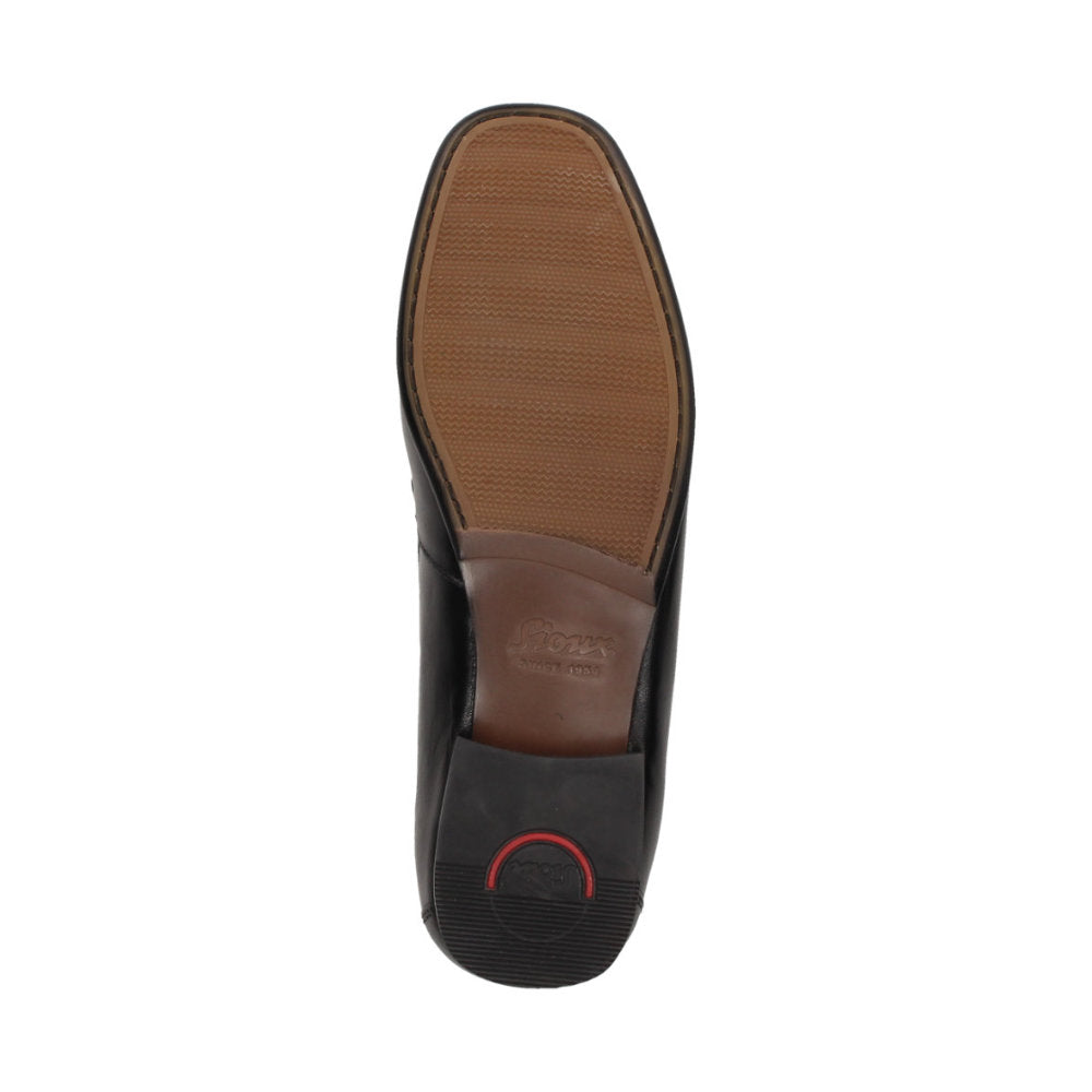 Campina black moccasin worn lifestyle view