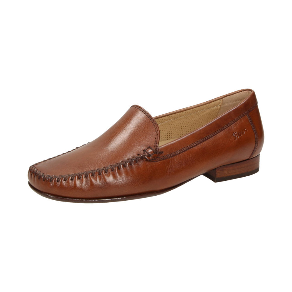 Campina brown moccasin worn lifestyle view