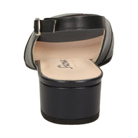 Zippora 63633 Black Slingback Sandals