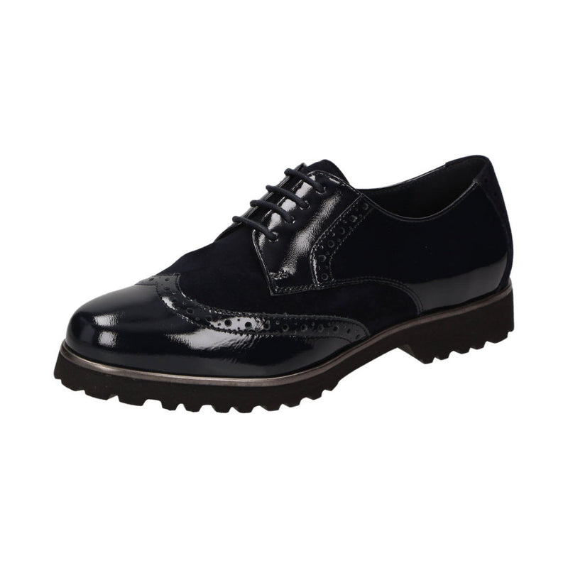 Meredith-703-H Navy Lace-Up Shoes