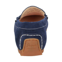 Interior view of Carmona fabric-lined moccasin