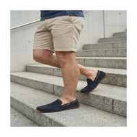 Callimo 12134 Navy/Brown Moccasin