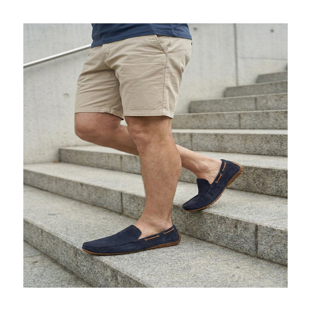 Callimo 12134 Navy/Brown Moccasin